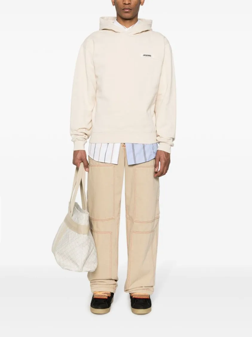Beige Gros Grain Sweatshirt