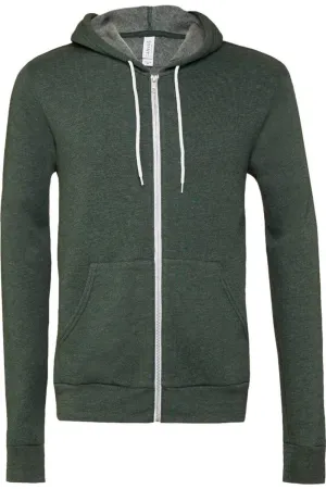 BELLA   CANVAS Sponge Fleece Full-Zip Hoodie