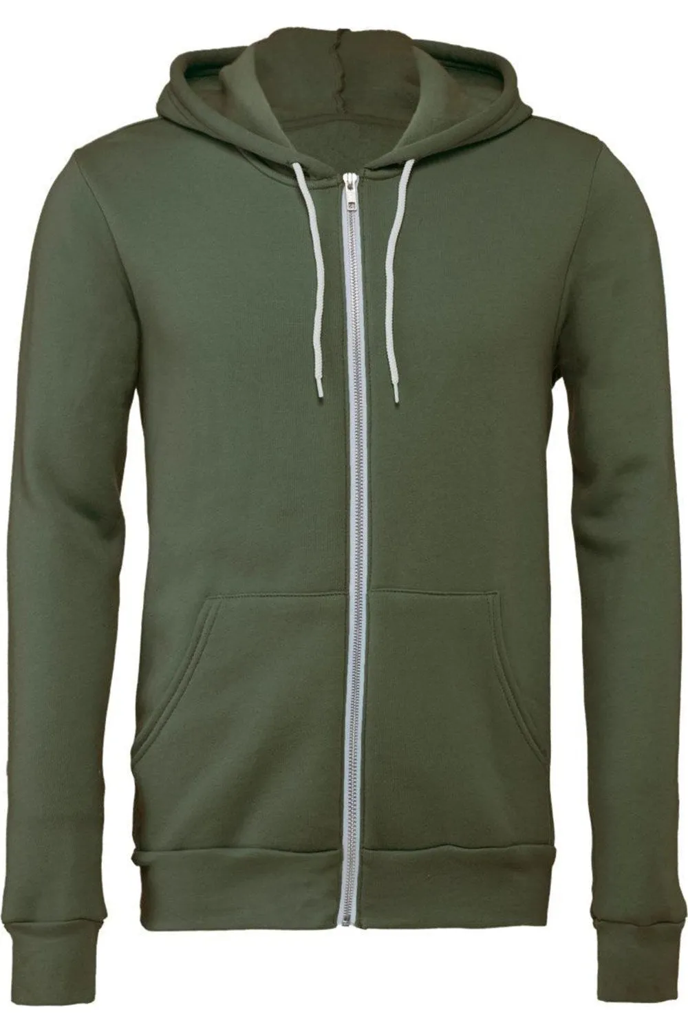BELLA   CANVAS Sponge Fleece Full-Zip Hoodie