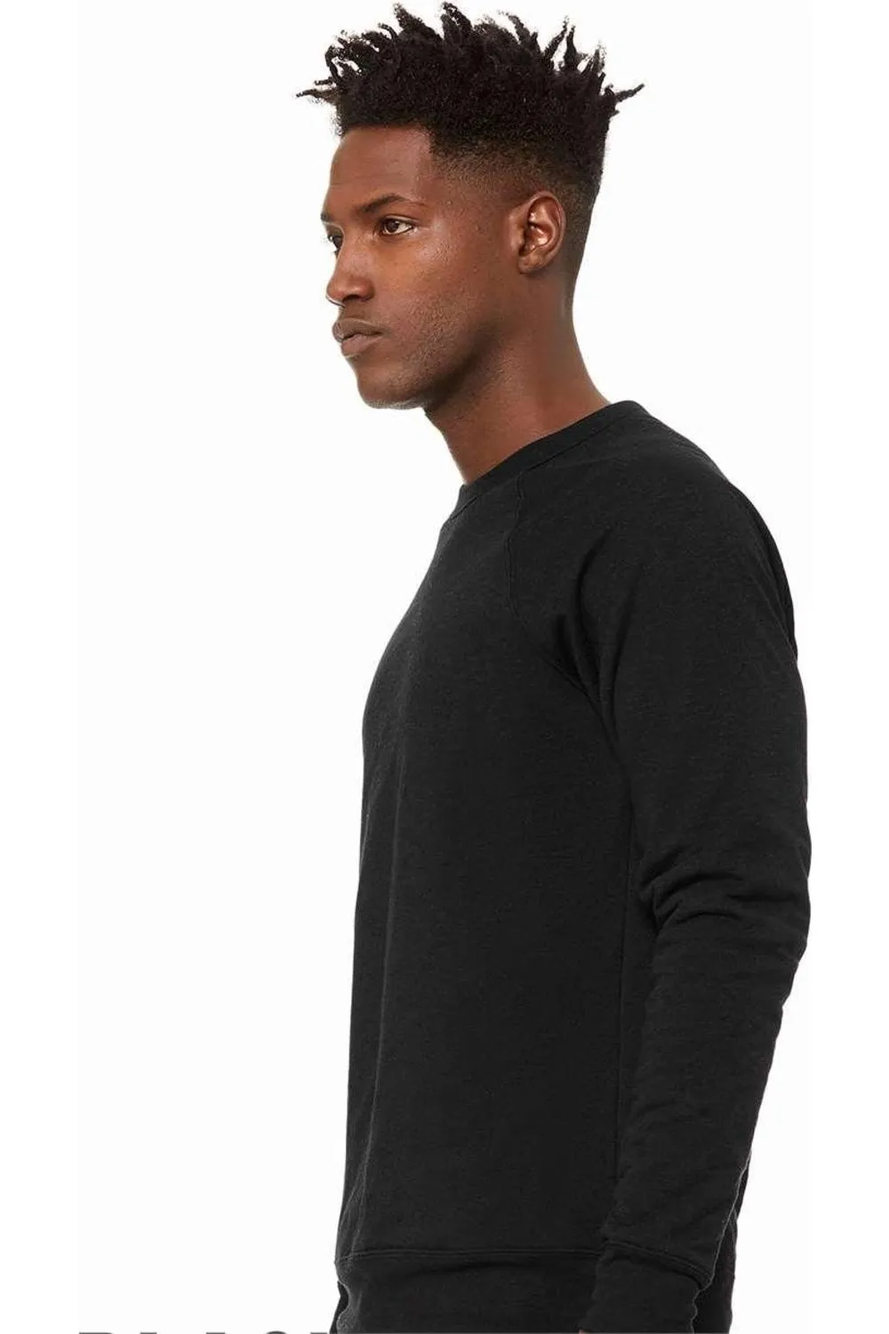 BELLA   CANVAS Sponge Fleece Raglan Crewneck Sweatshirt