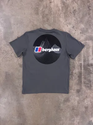Berghaus Dotted Mountain T Shirt - Dark Grey