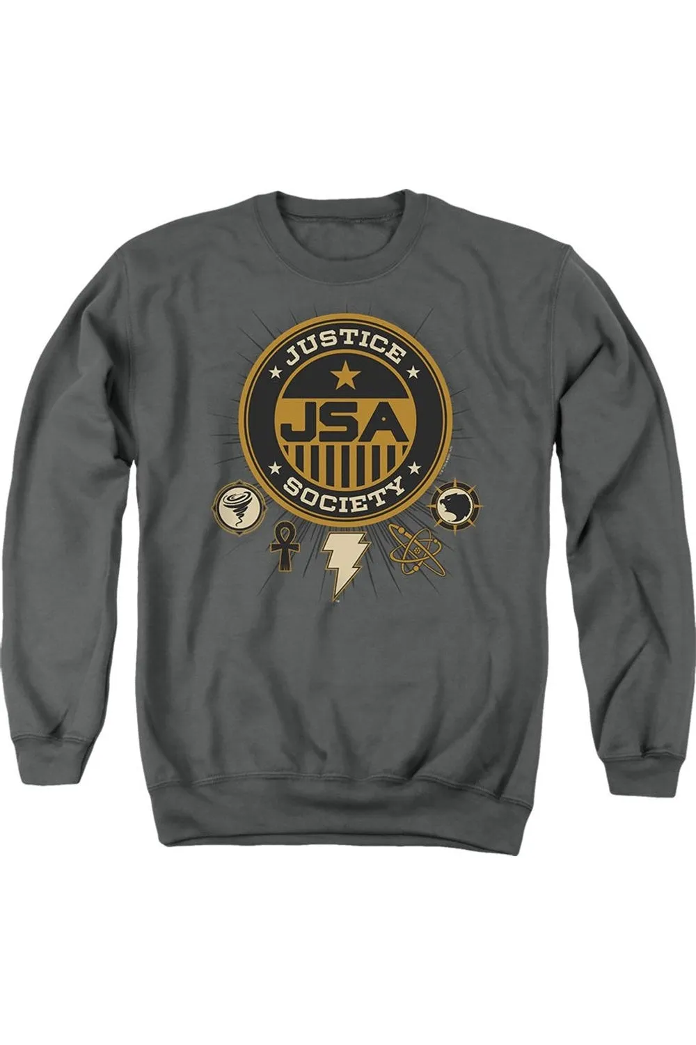 Black Adam Black Adam Justice Society Adult Crewneck Sweatshirt