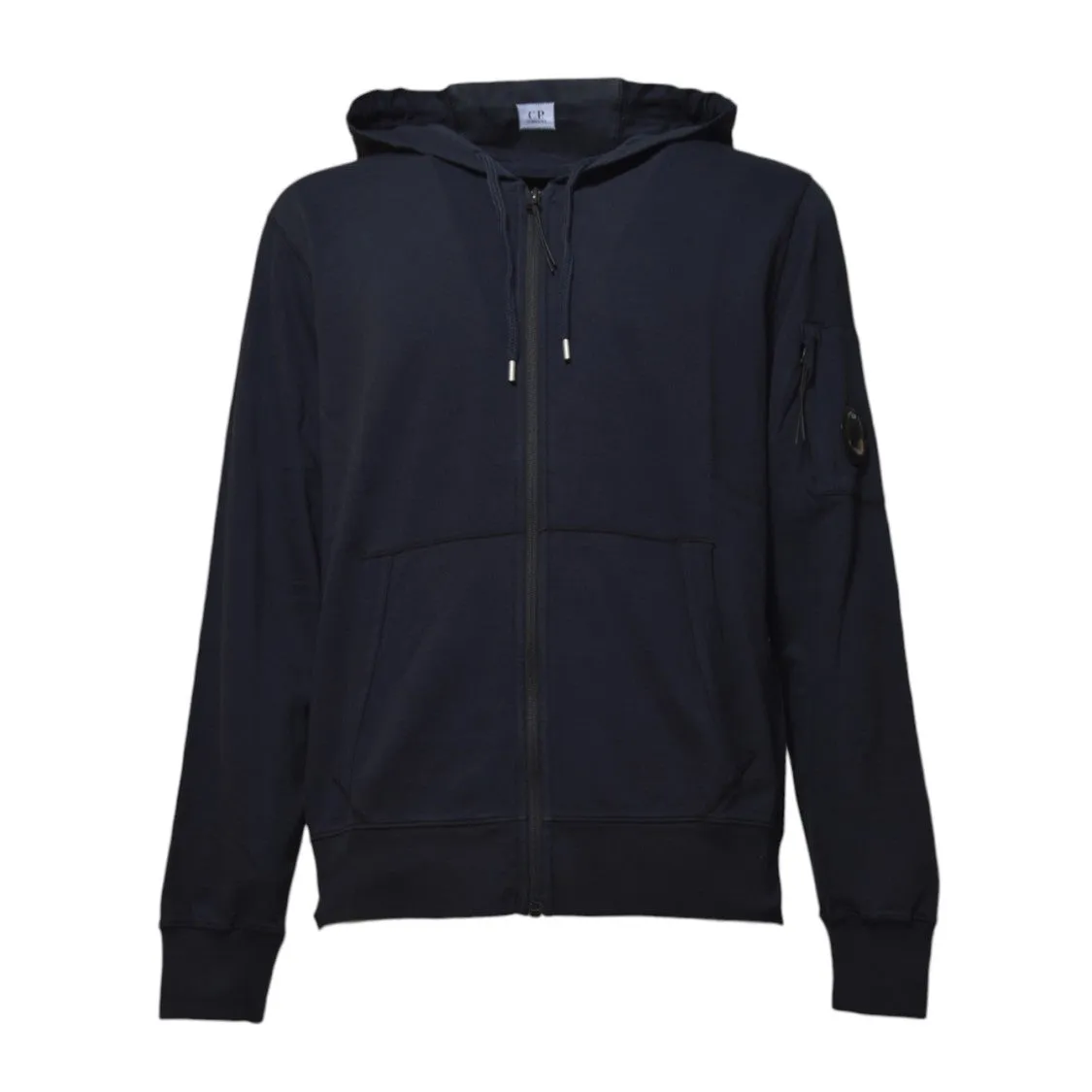 Blue Cotton Lens Hoodie