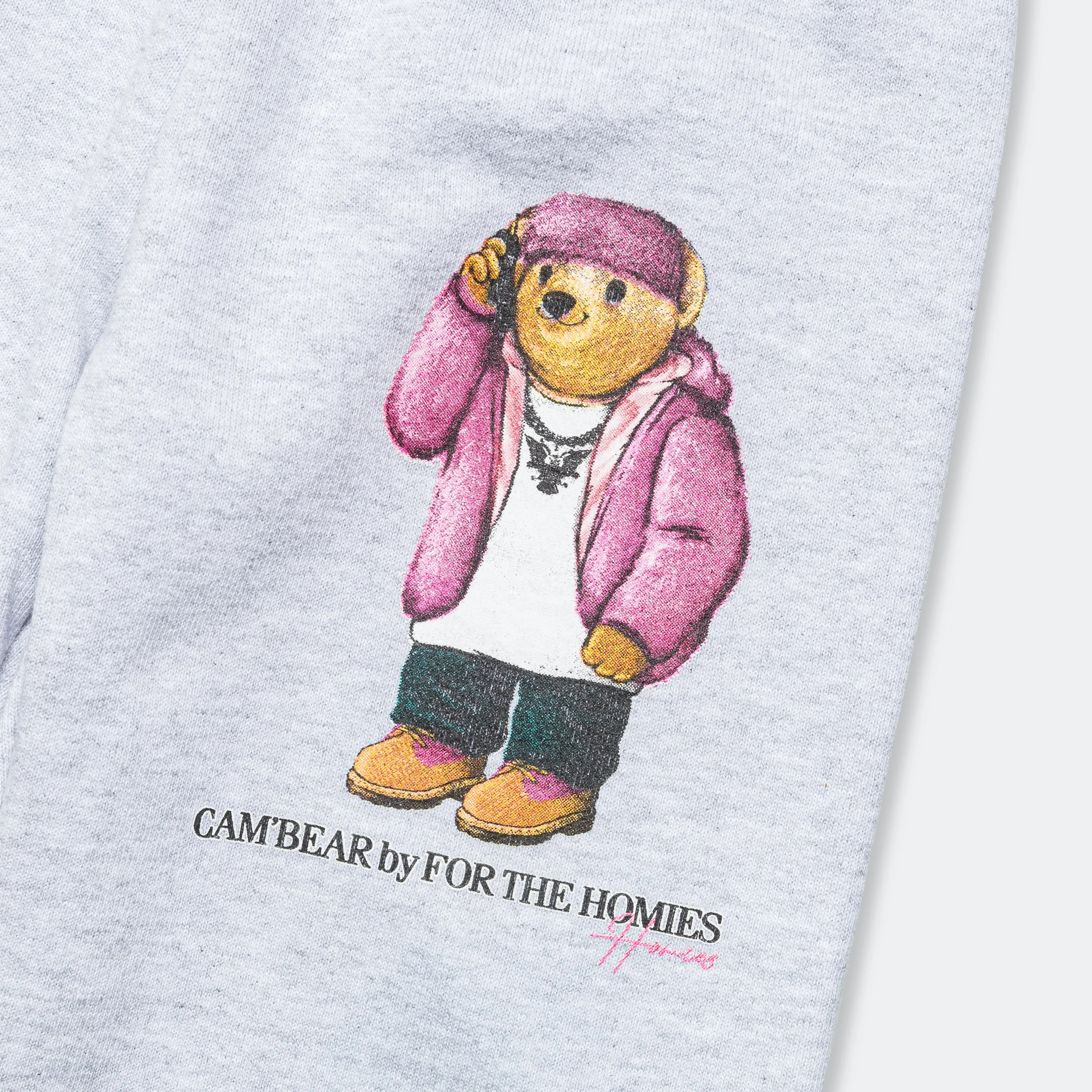 Cam'Bear Crew Sweat (Kids) - Athletic Grey