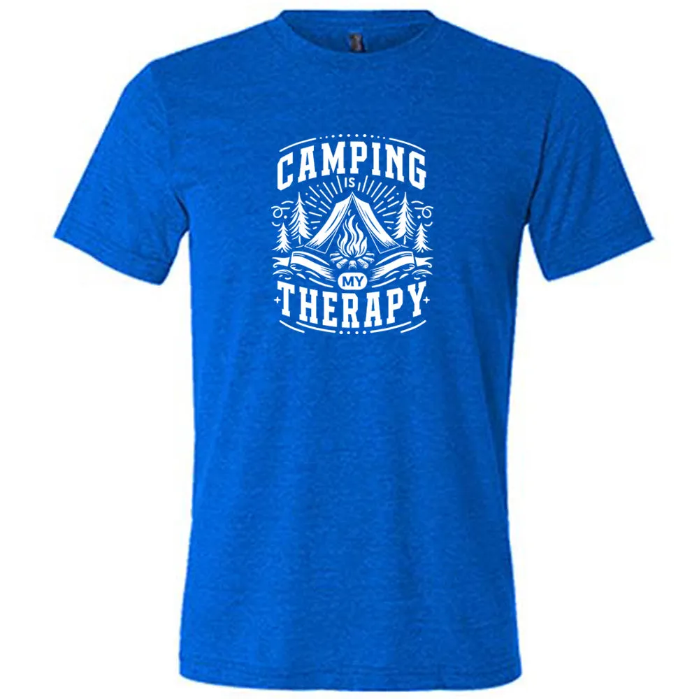 Camping Is My Therapy Shirt Unisex