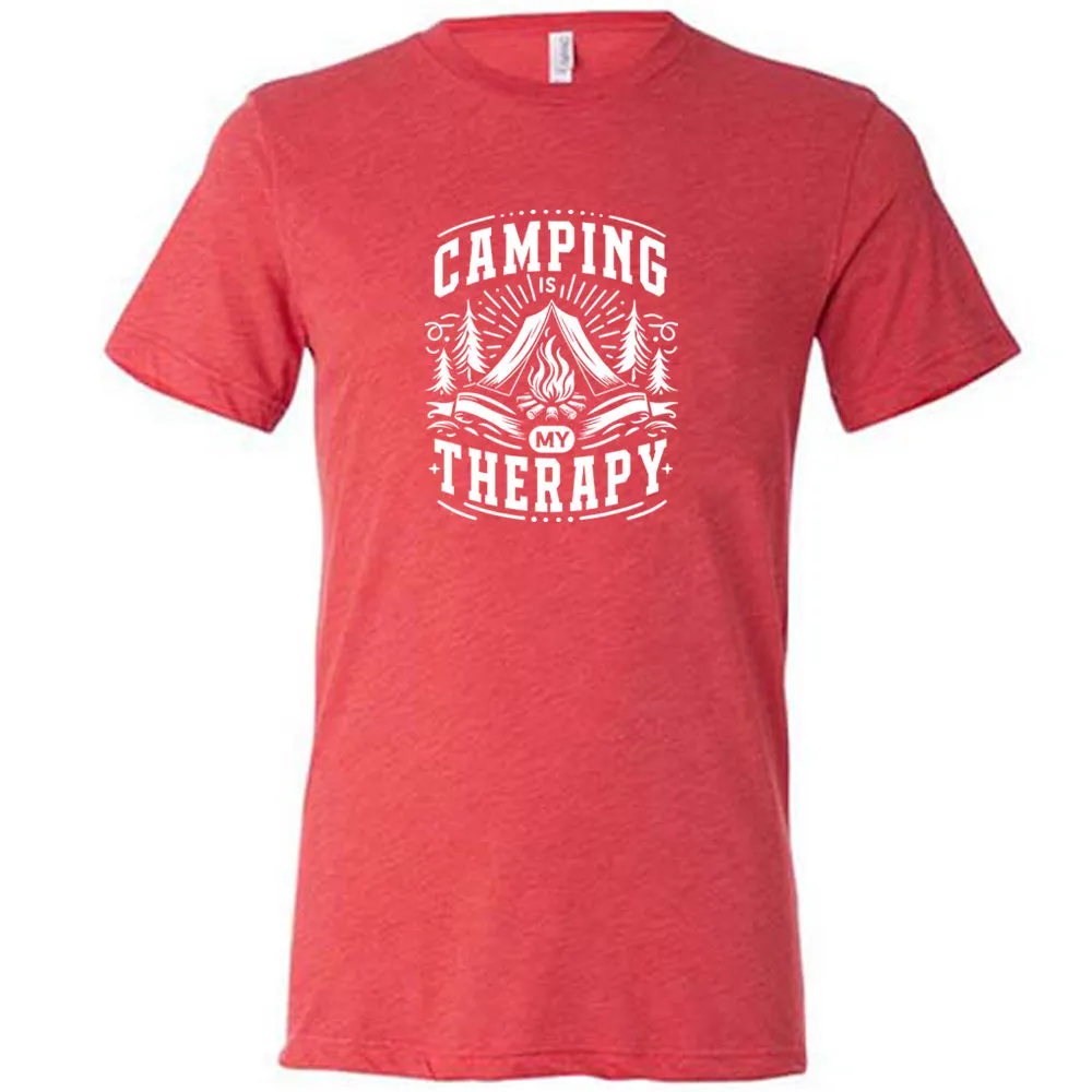 Camping Is My Therapy Shirt Unisex