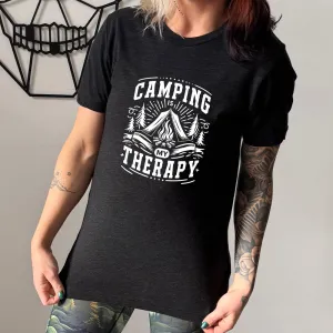 Camping Is My Therapy Shirt Unisex
