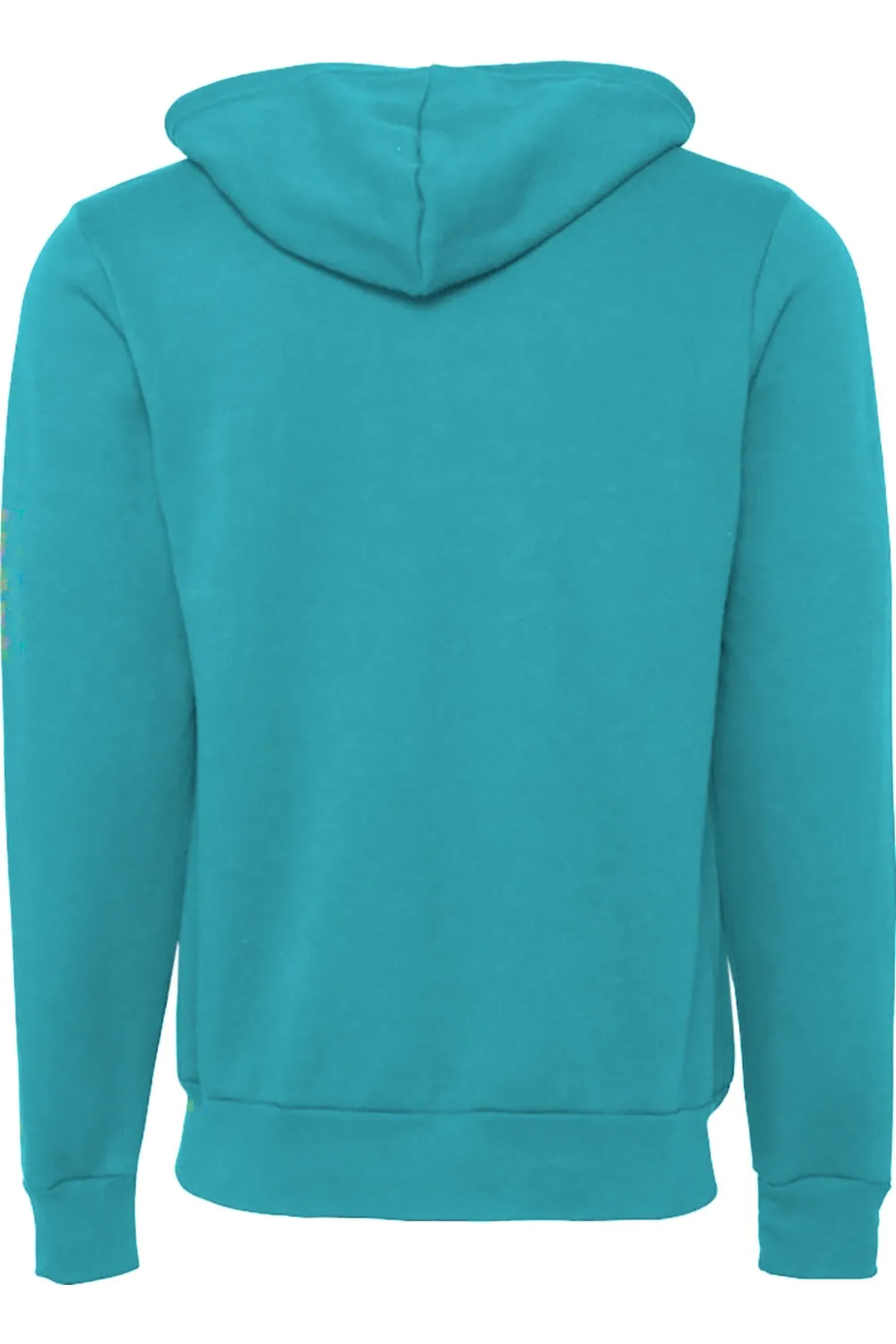 Canvas Unisex Zip-up Polycotton Fleece Hooded Sweatshirt / Hoodie