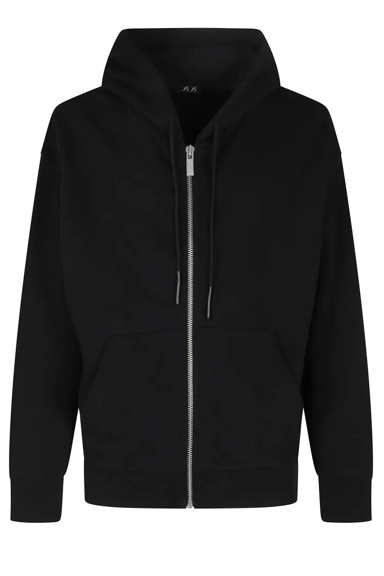 Classic Zip Hoodie With Graphic Print
