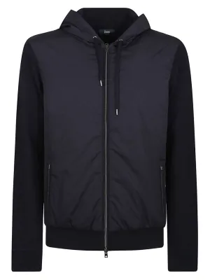 Combined Padded Sweatshirt Jacket
