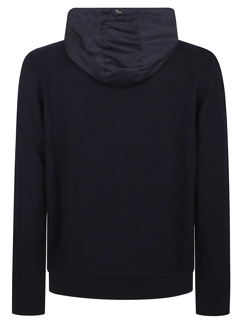 Combined Padded Sweatshirt Jacket