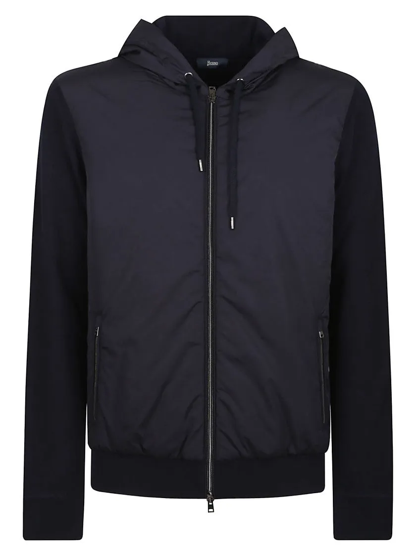 Combined Padded Sweatshirt Jacket