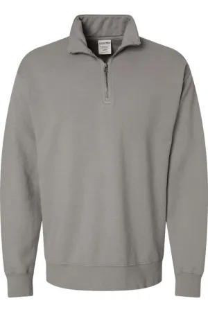 ComfortWash by Hanes Garment-Dyed Quarter-Zip Sweatshirt