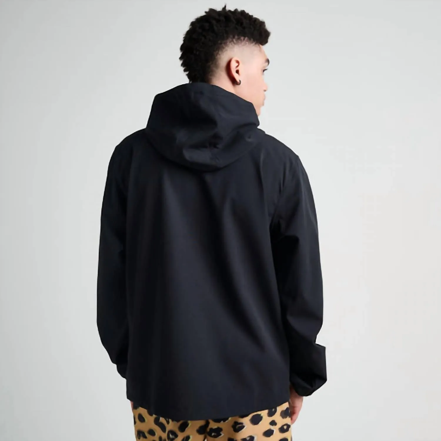 Complex Anorak Hoodie In Black