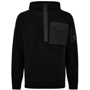 CP Company Black Lambswool Pocket Hoodie Mens Hoodies,Womens Hoodies,Pullover Hoodie,Custom Hoodies Bulk,Fleece Hoodie Winter,Zip Up Hoodie Men,Oversized Graphic Hoodie
