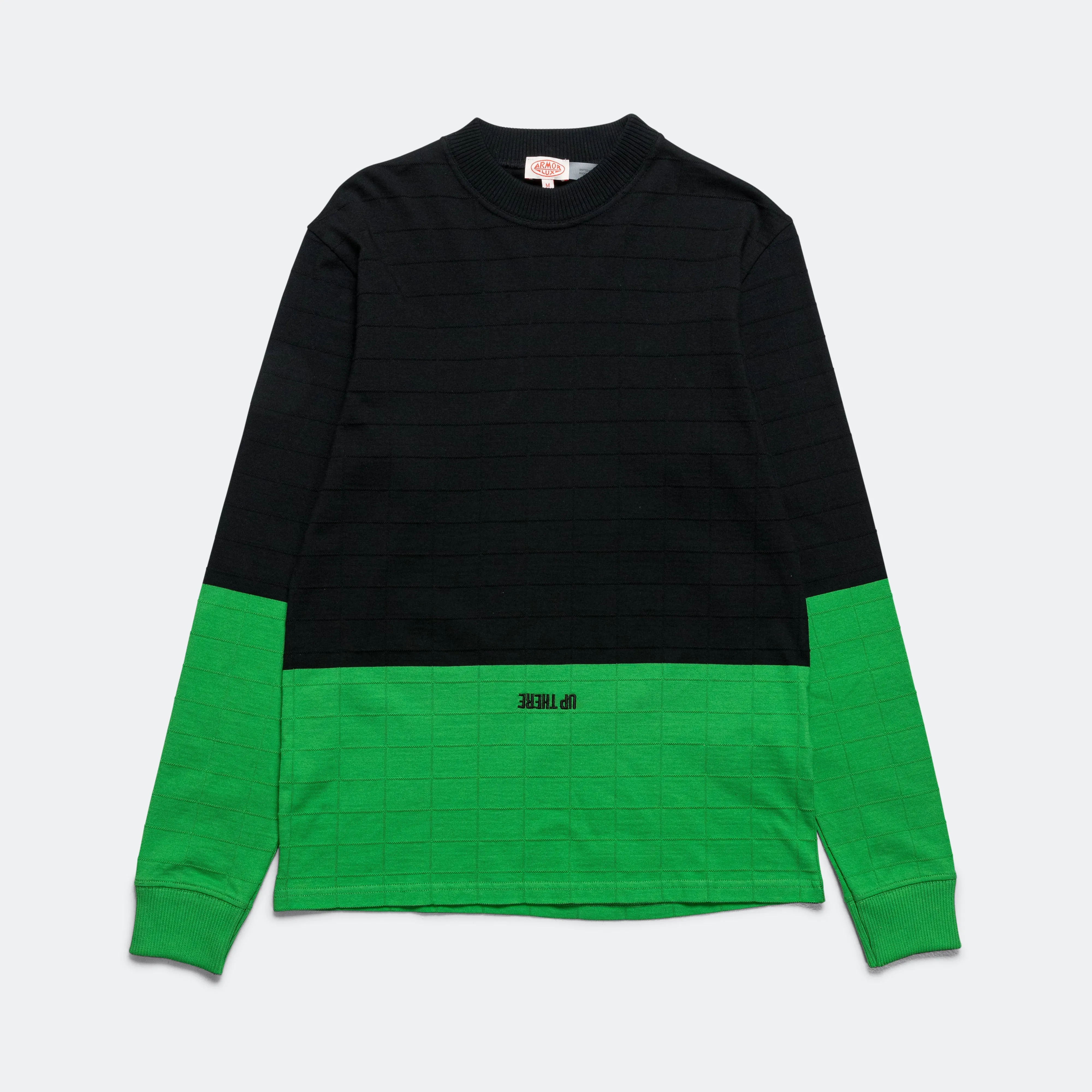 Crewneck x UP THERE - Black/Fern Green