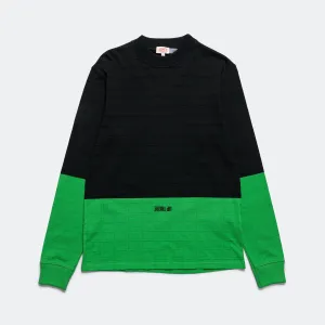 Crewneck x UP THERE - Black/Fern Green