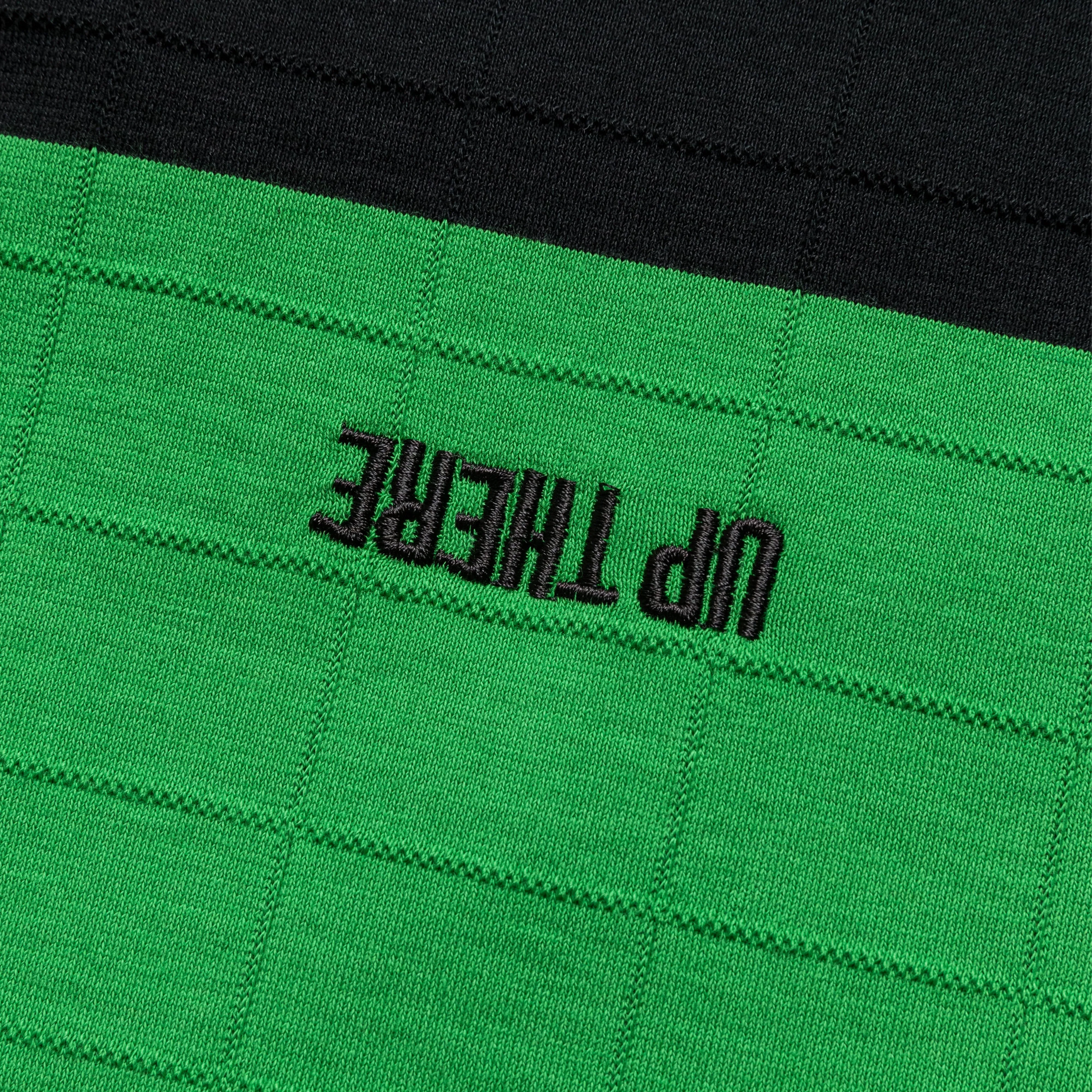 Crewneck x UP THERE - Black/Fern Green
