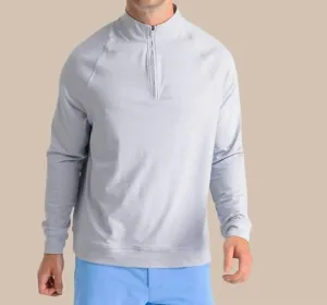 Cruiser Heather Quarter Zip In Heather Slate Grey