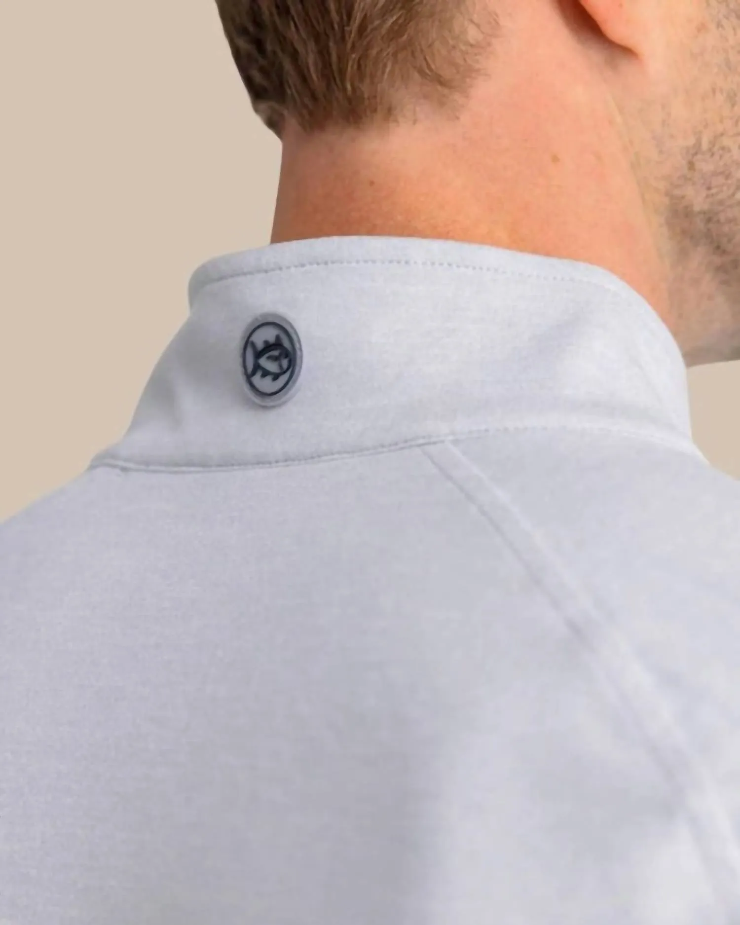 Cruiser Heather Quarter Zip In Heather Slate Grey