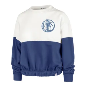 DALLAS MAVERICKS 47 BRAND WOMEN'S ROYAL BLUE CREWNECK SWEATSHIRT