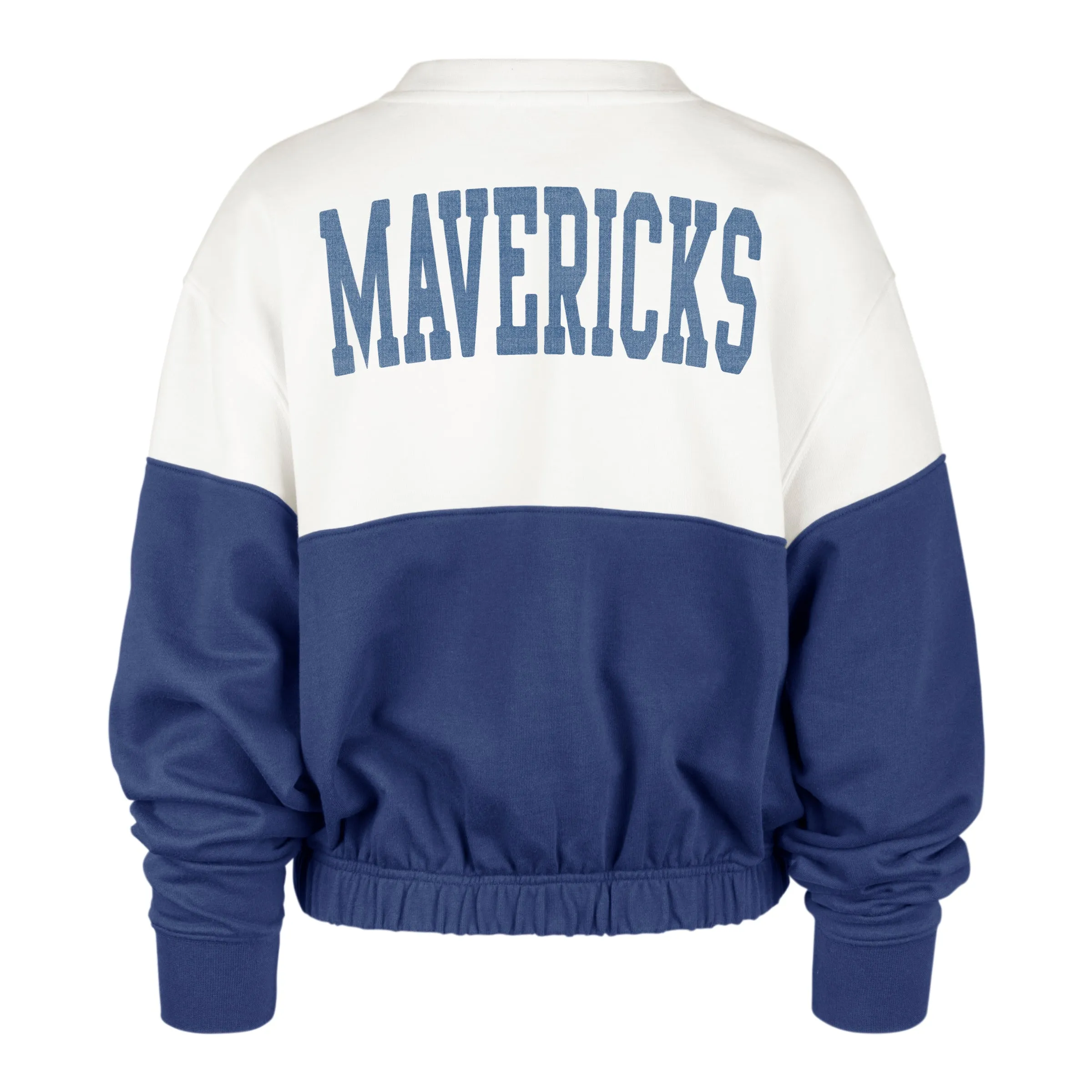 DALLAS MAVERICKS 47 BRAND WOMEN'S ROYAL BLUE CREWNECK SWEATSHIRT