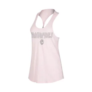 DALLAS MAVERICKS CONCEPT SPORTS WOMENS RAZOR BACK LIGHT PINK TANK