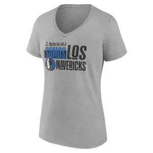 DALLAS MAVERICKS FANATICS 2024 SOMOS LOS MAVS V-NECK SHORT SLEEVE TEE
