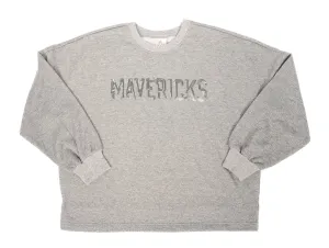 DALLAS MAVERICKS GIII 2023 WOMEN'S GREY MAVERICKS SWEATSHIRT