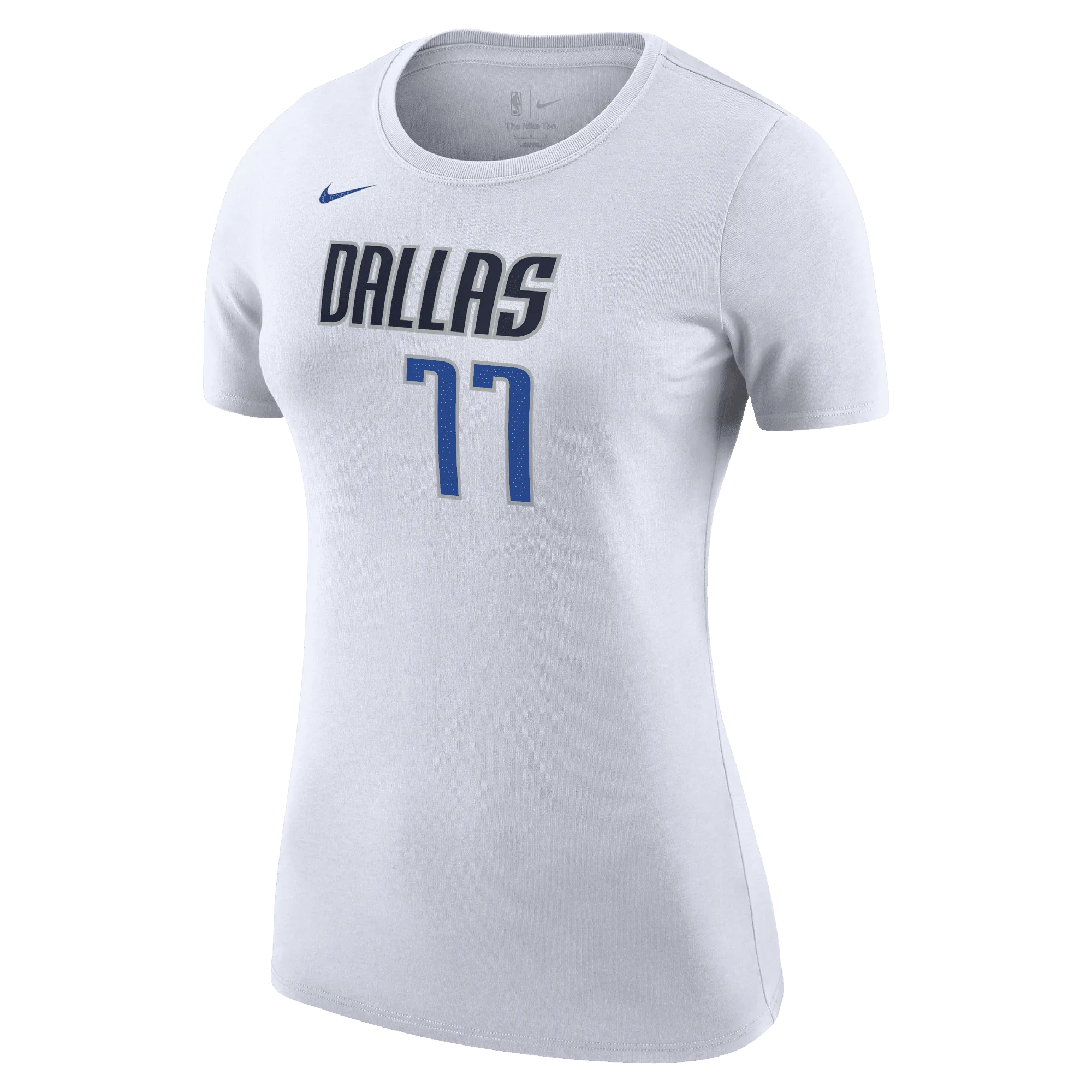 DALLAS MAVERICKS LUKA DON?I? NIKE ASSOCIATION WOMEN'S NAME & NUMBER TEE