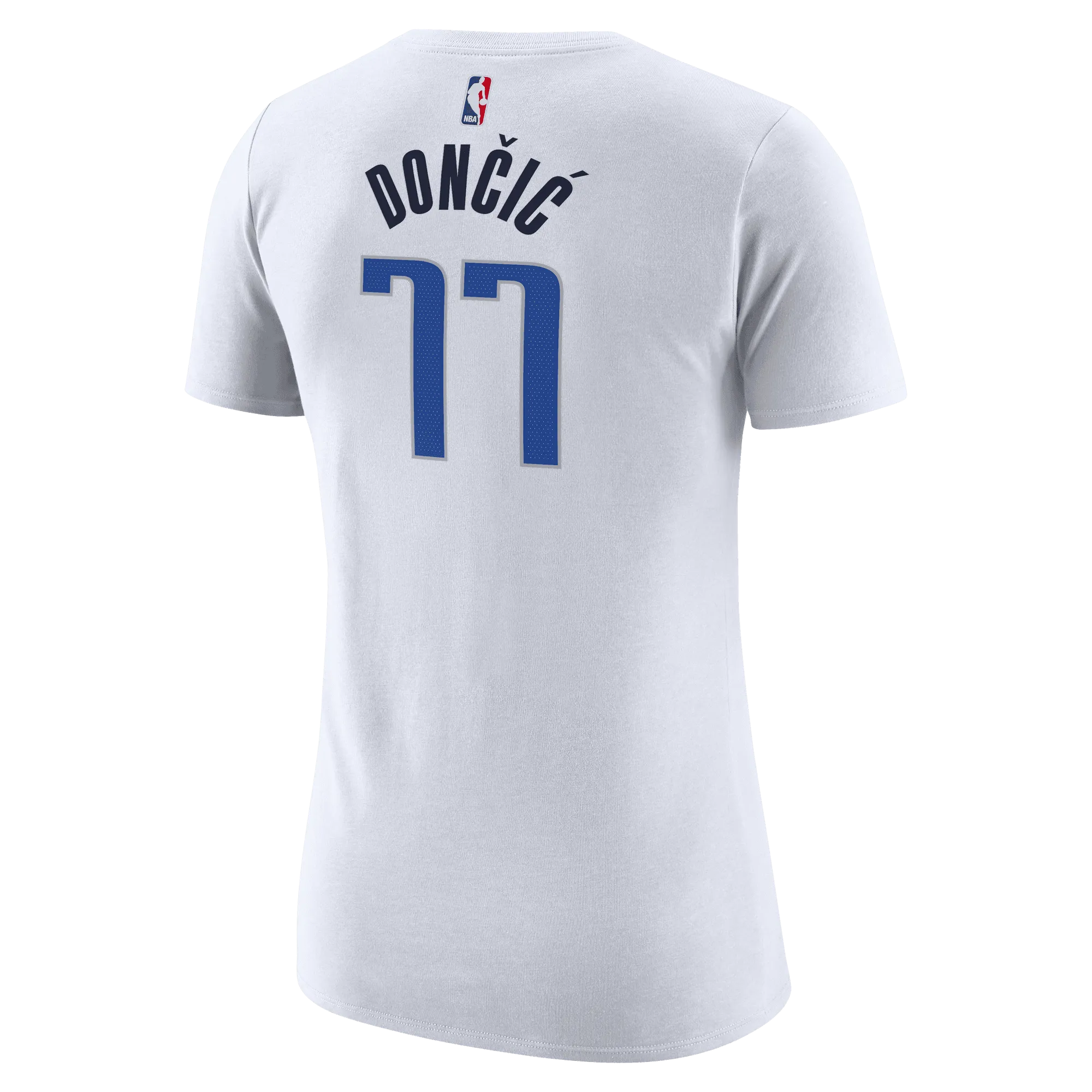DALLAS MAVERICKS LUKA DON?I? NIKE ASSOCIATION WOMEN'S NAME & NUMBER TEE