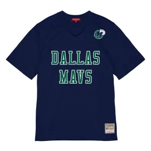 DALLAS MAVERICKS MITCHELL & NESS 2022 HARDWOOD CLASSIC WOMENS DIRK NOWITZKI NAME & NUMBER TEE