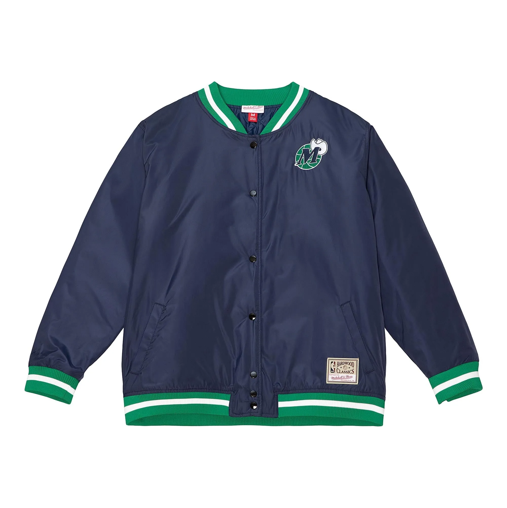 DALLAS MAVERICKS MITCHELL & NESS 2022 HARDWOOD CLASSIC WOMENS PUFFER JACKET