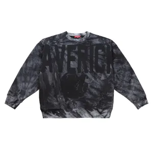 DALLAS MAVERICKS MITCHELL & NESS 2022 WOMEN'S BLACK TIE DYE CREW