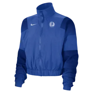 DALLAS MAVERICKS NIKE 2022 WOMENS COURTSIDE LIGHTWEIGHT ROYAL JACKET