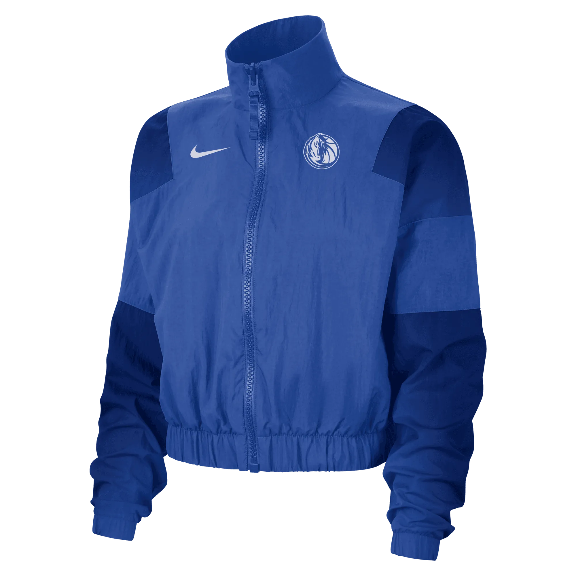 DALLAS MAVERICKS NIKE 2022 WOMENS COURTSIDE LIGHTWEIGHT ROYAL JACKET