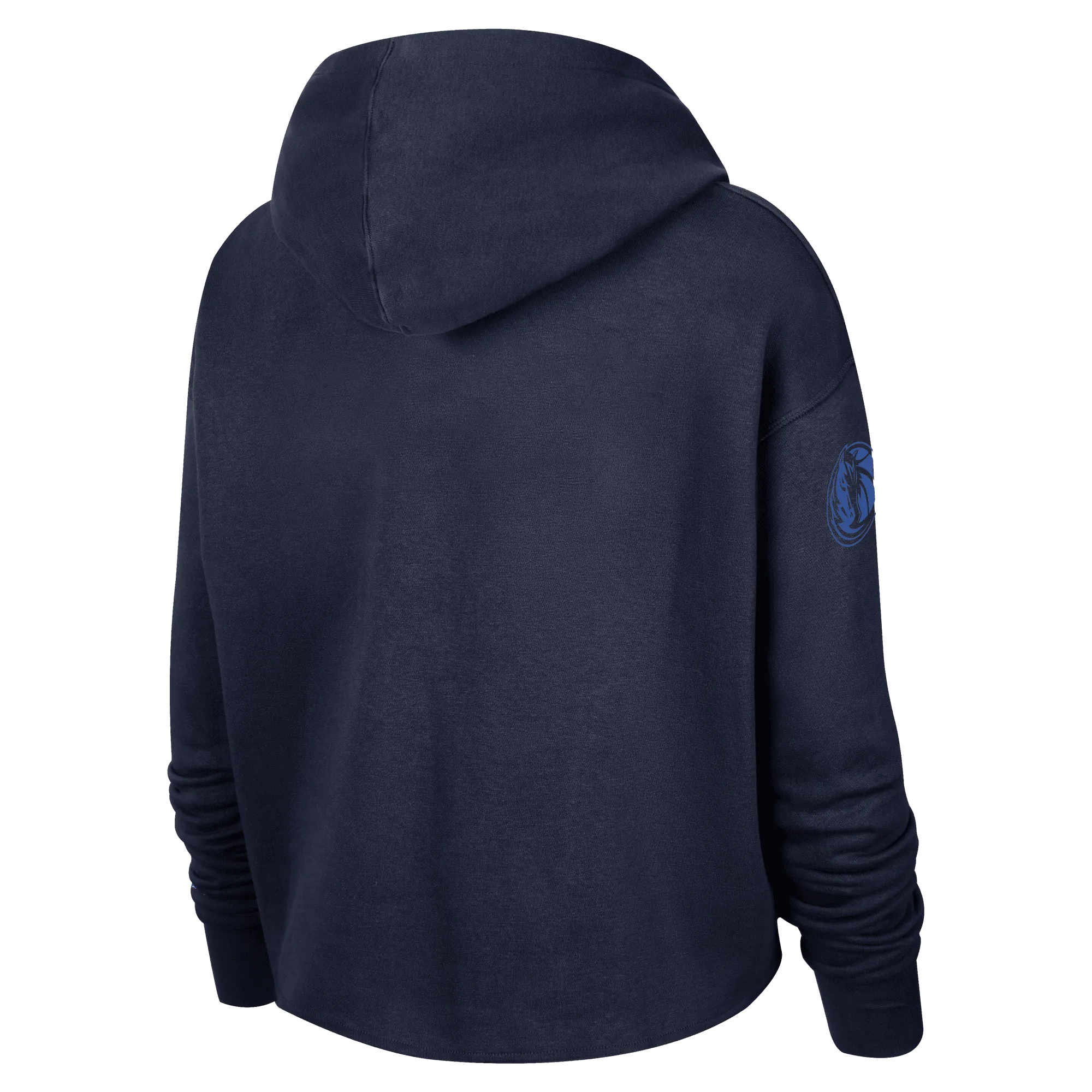 DALLAS MAVERICKS NIKE 2022 WOMENS COURTSIDE NAVY HOODIE