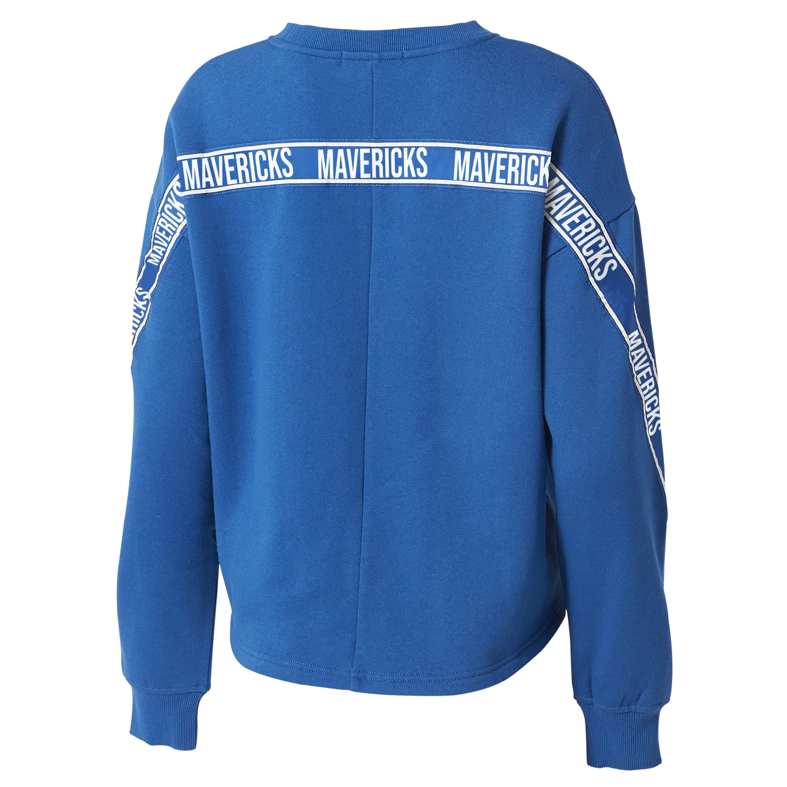 DALLAS MAVERICKS WEAR 2023 WOMEN'S ROYAL BLUE CREWNECK SWEATSHIRT