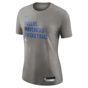 DALLAS MAVERICKS WOMEN'S NIKE GREY SHORT-SLEEVE TEE