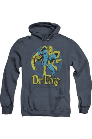 DC Comics Dr Fate Ankh Adult Heather Hoodie / Hooded Sweatshirt