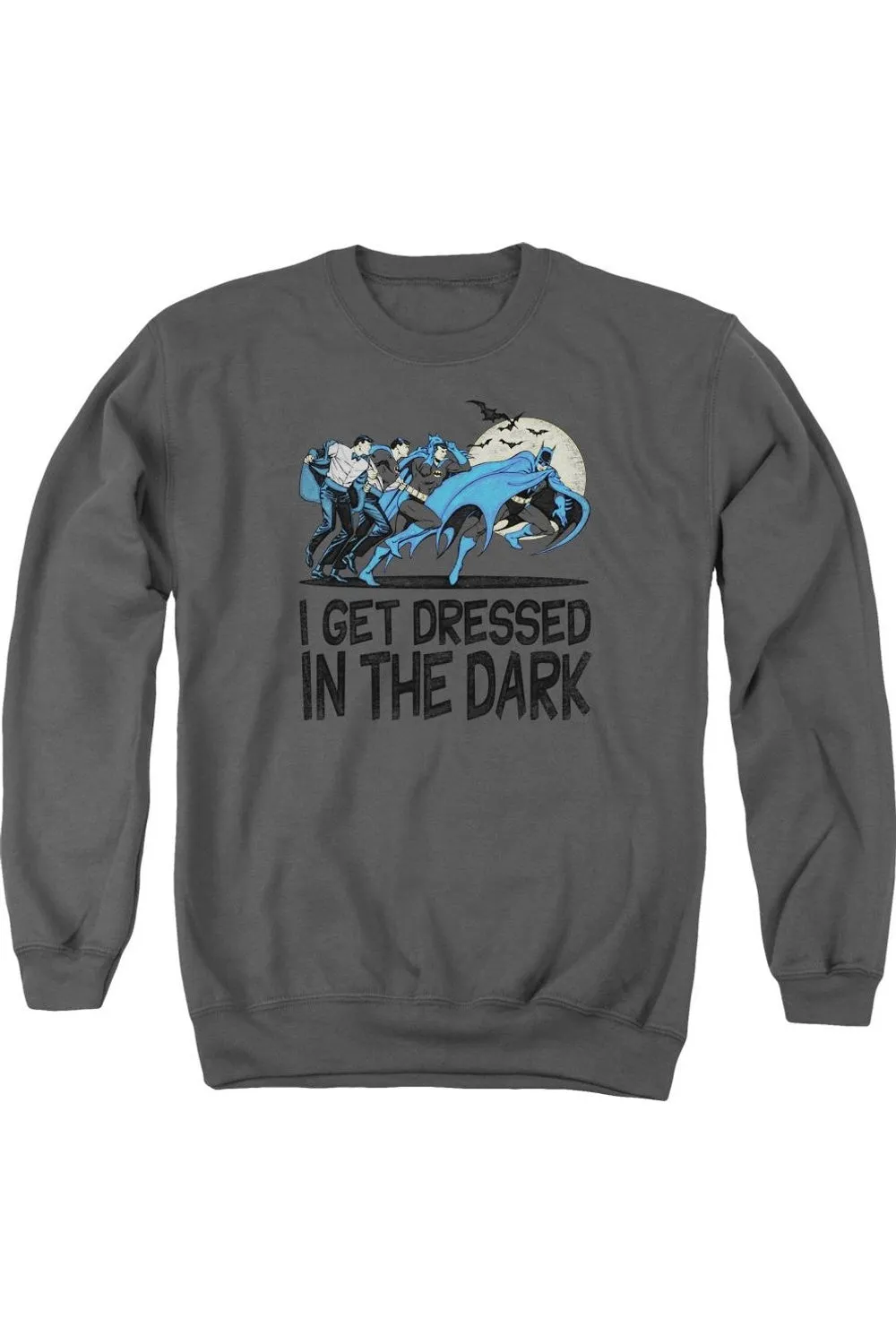 DC Comics Get Dressed Adult Crewneck Sweatshirt