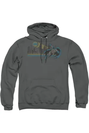DC Comics Gotham Retro Adult Pull Over Hoodie / Hooded Sweatshirt