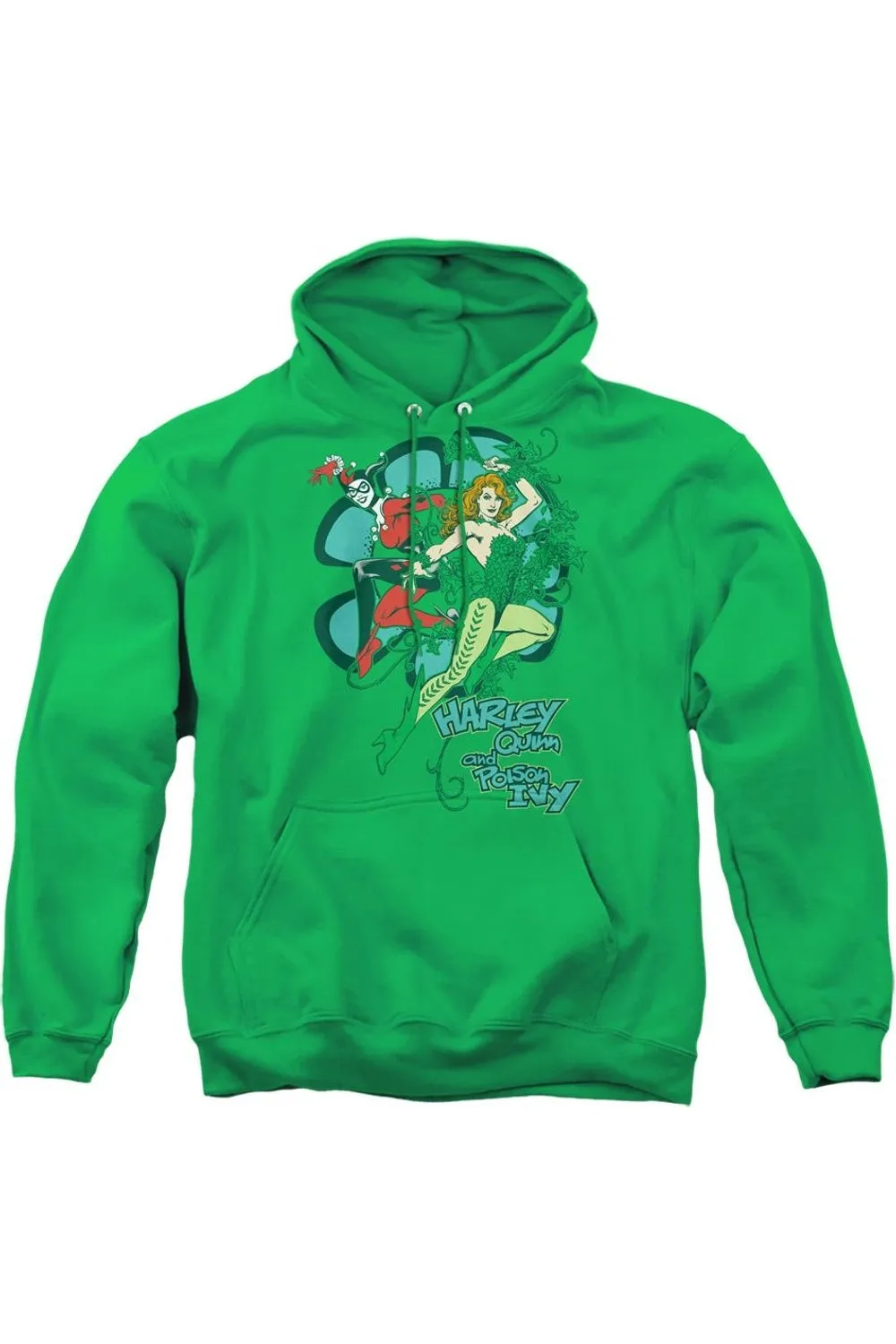 DC Comics Harley And Ivy Adult Pull Over Hoodie / Hooded Sweatshirt
