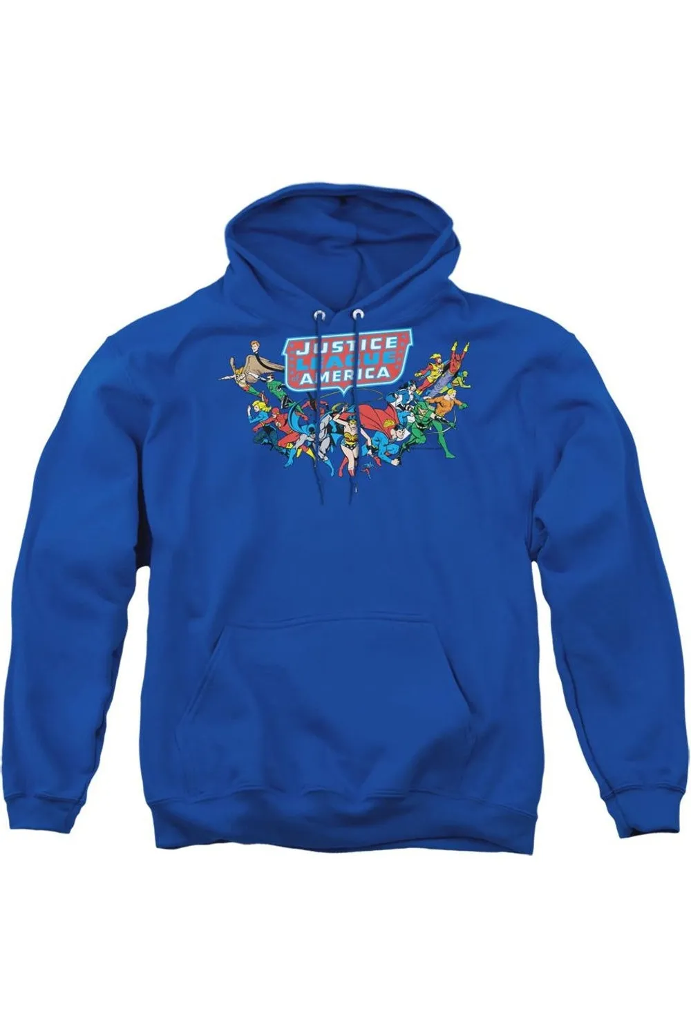 DC Comics Here They Come Adult Pull Over Hoodie / Hooded Sweatshirt