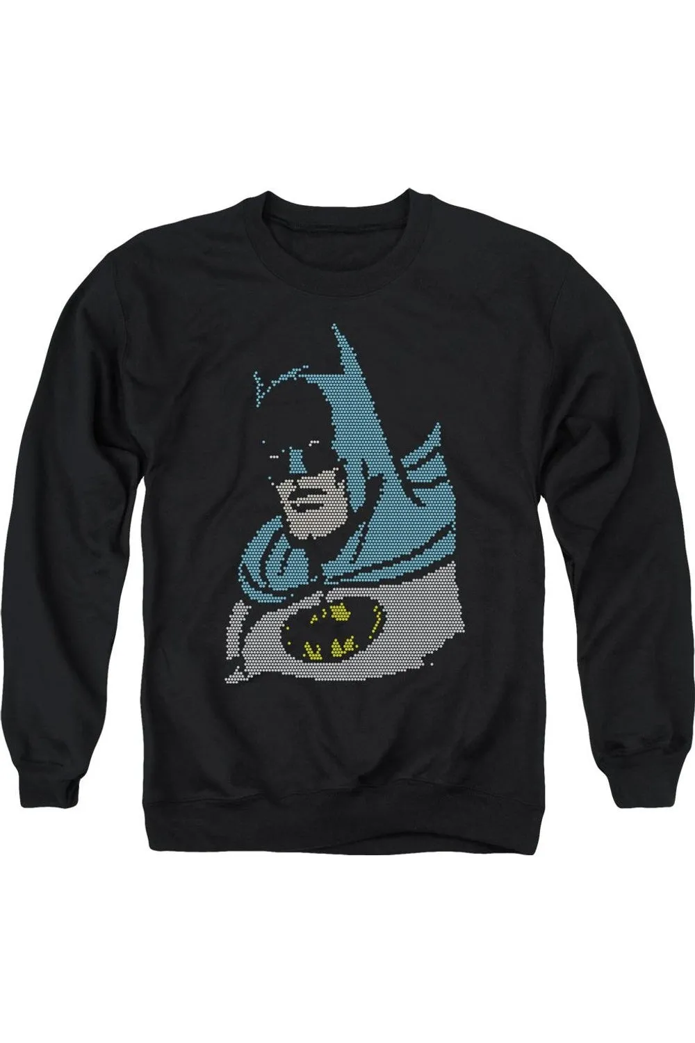 DC Comics Lite Brite Batman Adult Crewneck Sweatshirt