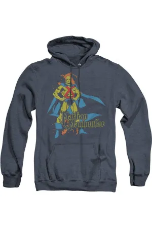 DC Comics Martian Manhunter Adult Heather Hoodie / Hooded Sweatshirt