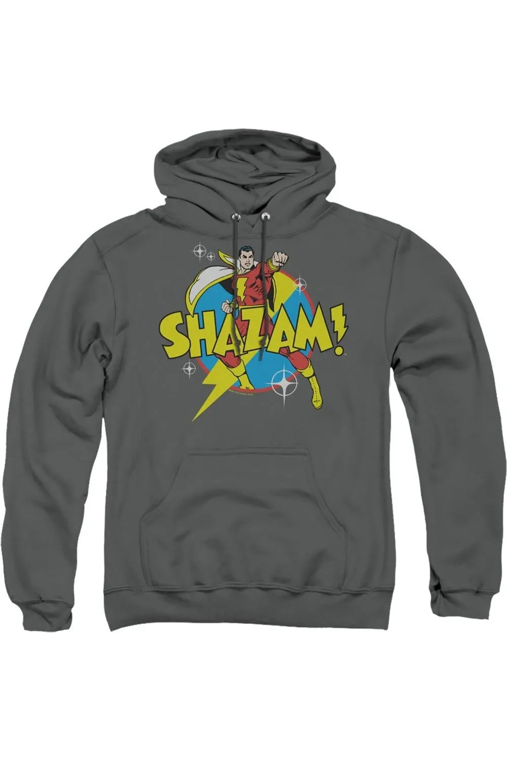 DC Comics Shazam Power Bolt Adult Pull Over Hoodie / Hooded Sweatshirt