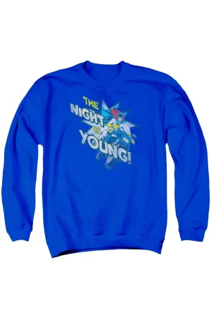 DC Comics The Night Is Young Adult Crewneck Sweatshirt