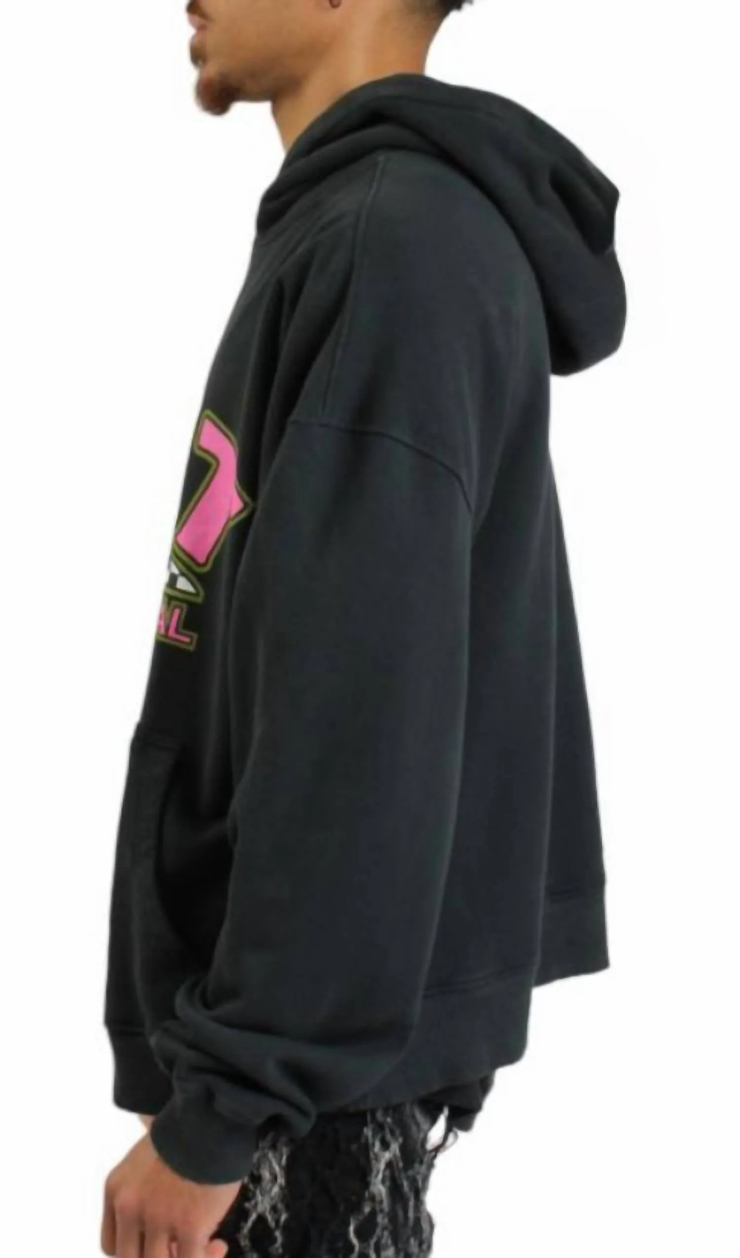 Diet International Hoodie In Vintage Black