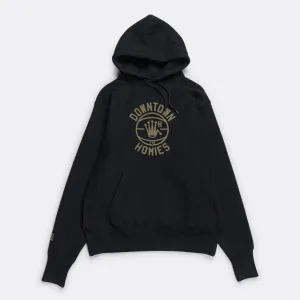 Downtown Homies Crew Pullover - Black
